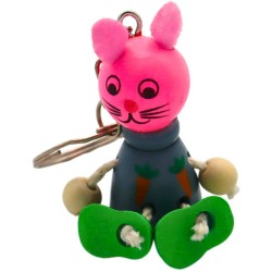 1 Portachiavi Animale in Legno. n�8