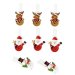 8 Pinze Amici di Natale (4, 5 cm) - Resina. n1