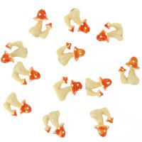12 Funghetti adesivi (3 cm) - Resina