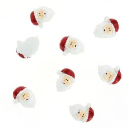 8 Babbo Natale - Adesivi (3, 5 cm) - Resina. n1