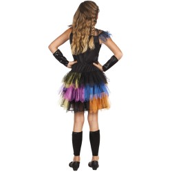 Costume Miss Scheletro Rainbow. n°2