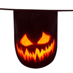 Ghirlanda di stendardi di zucca spettrale. n1