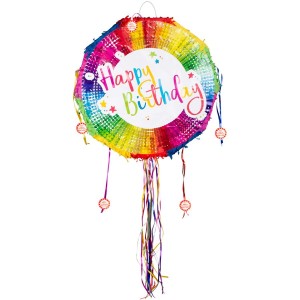 Pignatta Rainbow Happy Birthday