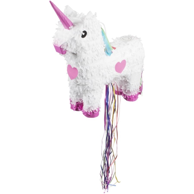 Pull Pinata Unicorno bianco cuore 