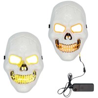 Maschera LED con teschio assassino