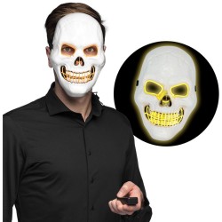 Maschera LED con teschio assassino. n1