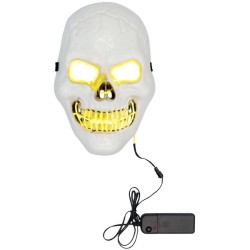 Maschera LED con teschio assassino. n2