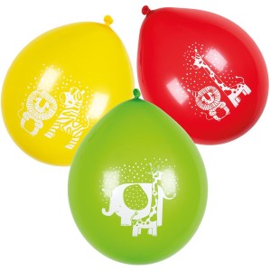 6 palloncini Safari