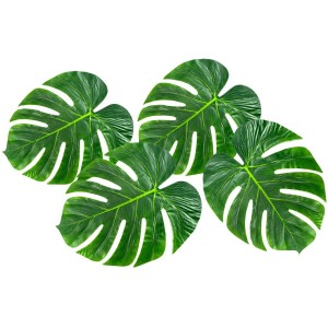 Set di 4 foglie di palma