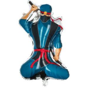 Palloncino Gigante ad Elio in Alluminio - Ninja 70 cm