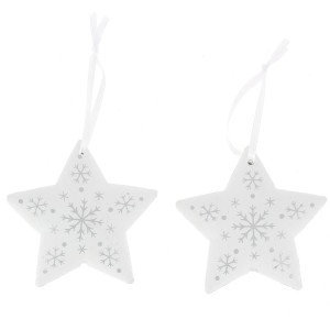 2 Stelle da Appendere (8 Cm) - Metallo