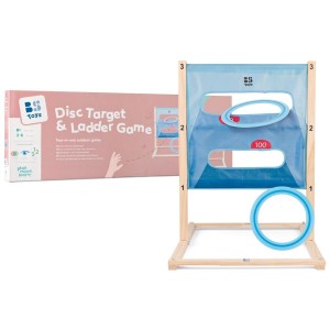 Gioco della scala e del bersaglio con gli anelli
