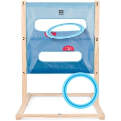 Gioco della scala e del bersaglio con gli anelli. n�1