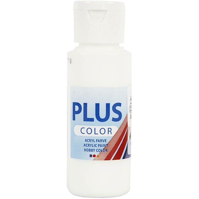 Vernice acrilica Plus Color (60 ml) - Bianco 