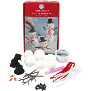 Kit creativo - 3 pupazzi di neve