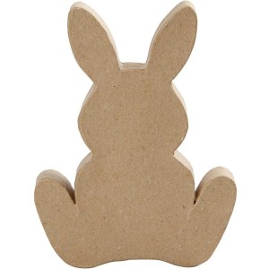 Coniglio di Pasqua da decorare - 18 cm