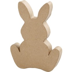 Coniglio di Pasqua da decorare - 18 cm. n1