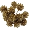 Bouquet di pigne artificiali - Oro images:#1