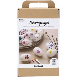 Kit DIY - Uova di Pasqua di fiori secchi. n2