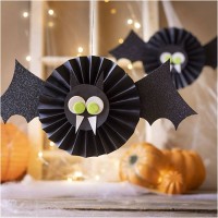 Mini kit di decorazioni fai da te in carta - Pipistrello di Halloween