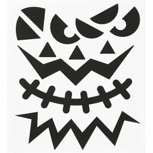 Adesivi di Halloween - Facce