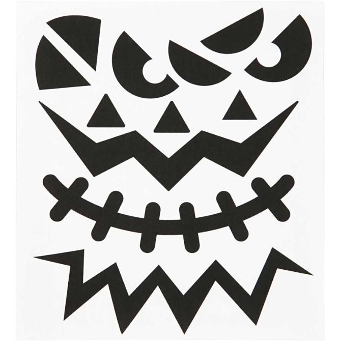 Adesivi di Halloween - Facce 