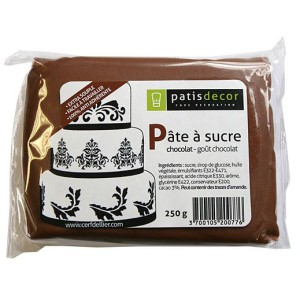 Pasta di zucchero al cioccolato Patisdcor 250g
