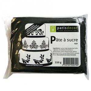 Pasta di zucchero nero Patisdécor 250g