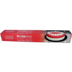 Pasta di zucchero rosso pronta da stendere (430 g). n1