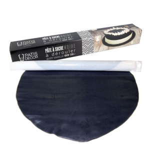 Pasta di zucchero nero da stendere (430 g)