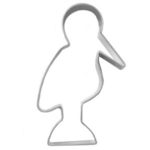 Tagliabiscotti cicogna - 7 cm