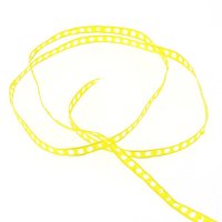 Nastro Pois perforati (0,7 cm - 2 m) - Giallo Pop