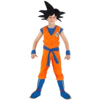 Travestimento Dragon Ball Z Goku Saiyan Taglia 9-10 anni