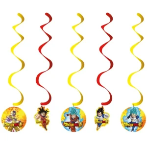 5 Ghirlande a spirale Dragon Ball Super