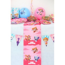 Tovaglia rosa di Paw Patrol. n�1