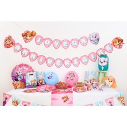 Tovaglia rosa di Paw Patrol. n�2