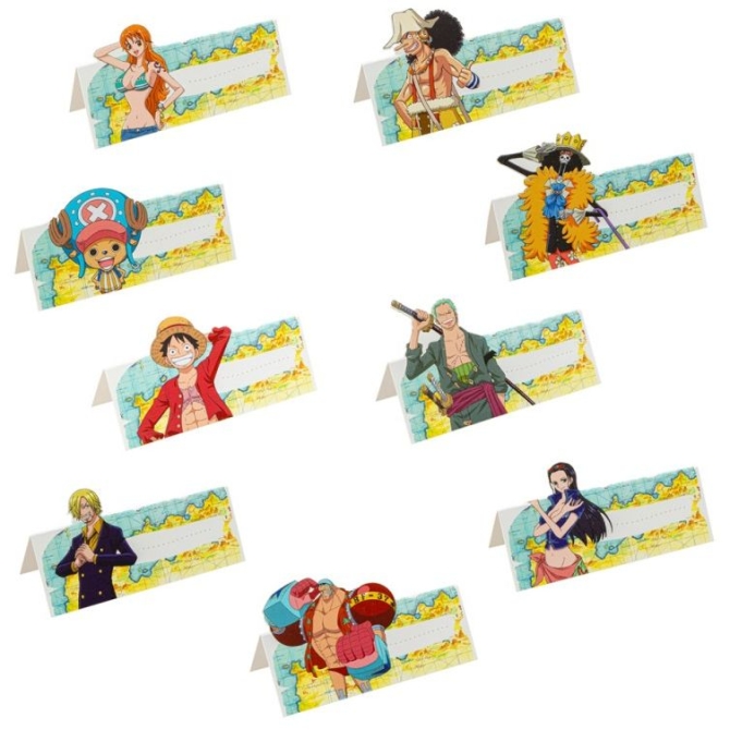 9 segnaposto di One Piece 