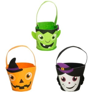 Cestino di Halloween in feltro