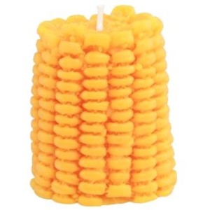Candela a Spiga di Mais Gialla � � 6,5 cm