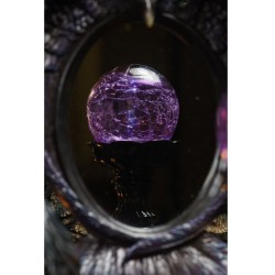 Sfera Magica LED Viola su Base Nera � 22 cm. n�2