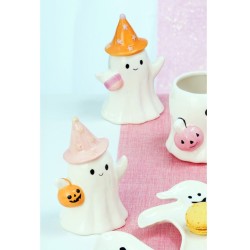 1 Fantasma in Ceramica con Cappello Stellato Summerween. n°1