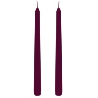 Set di 2 Candele Flambeau Color Prugna