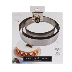 Stampo per Torta 3 Misure - Inox. n°1