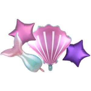 Kit di 4 Palloncini Sirena