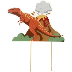 Set di 2 decorazioni per torta - Dino ROAR!. n3