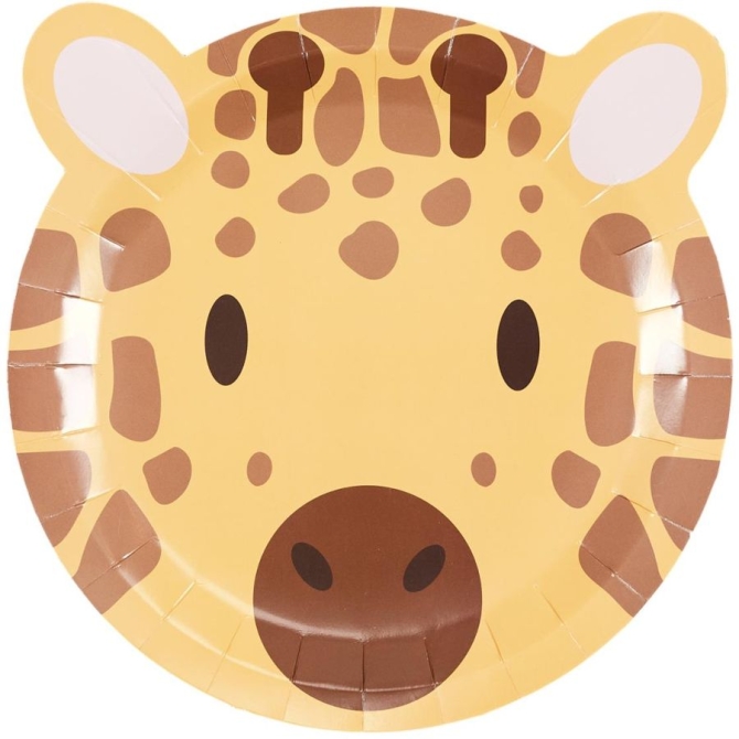 6 Piatti Savana - Giraffa 