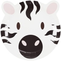 6 piatti Savannah - Zebra