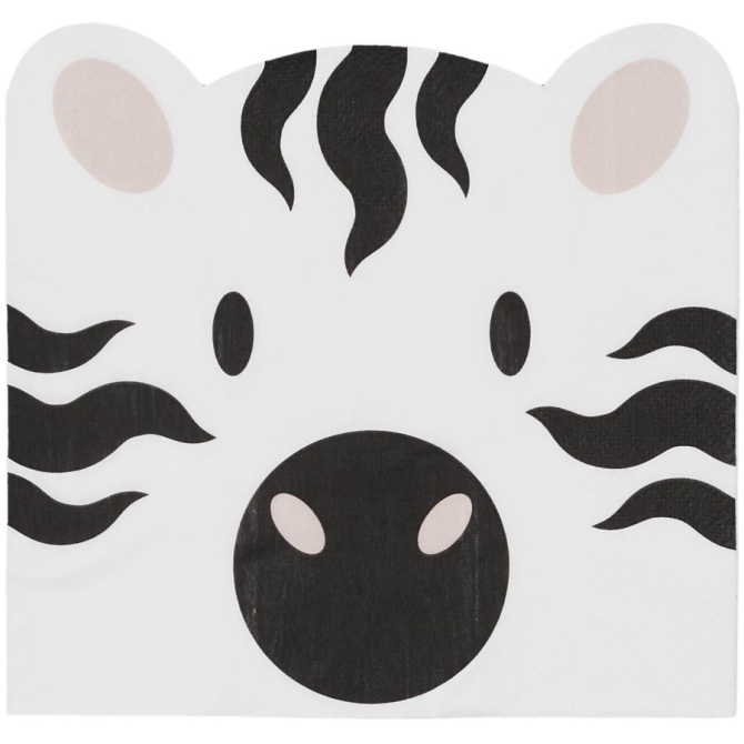 20 tovaglioli Savana - Zebra 