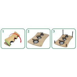 Gioco di lancio in legno. n°5