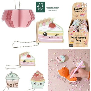 Mini notebook Soft Touch Divertente Kawaii